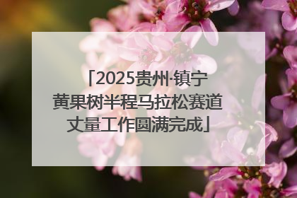2025贵州·镇宁黄果树半程马拉松赛道丈量工作圆满完成
