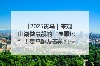 2025贵马｜来观山湖做最靓的“显眼包”！贵马跑友赛前打卡点燃奔跑热情