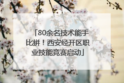 80余名技术能手比拼！西安经开区职业技能竞赛启动