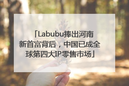 Labubu捧出河南新首富背后，中国已成全球第四大IP零售市场